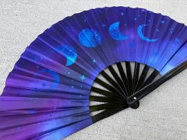 Big Hand Fan with Moons